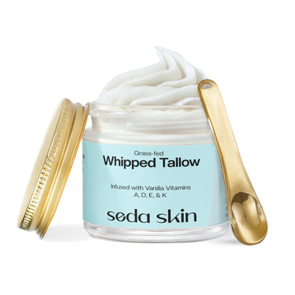 Whipped Grass-Fed Tallow Balm with Vanilla Bean